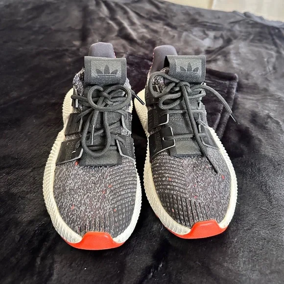 Adidas Originals Prophere Black/Solar Red White AC8509 Women's US size 5.5 Shoes - Picture 2 of 12